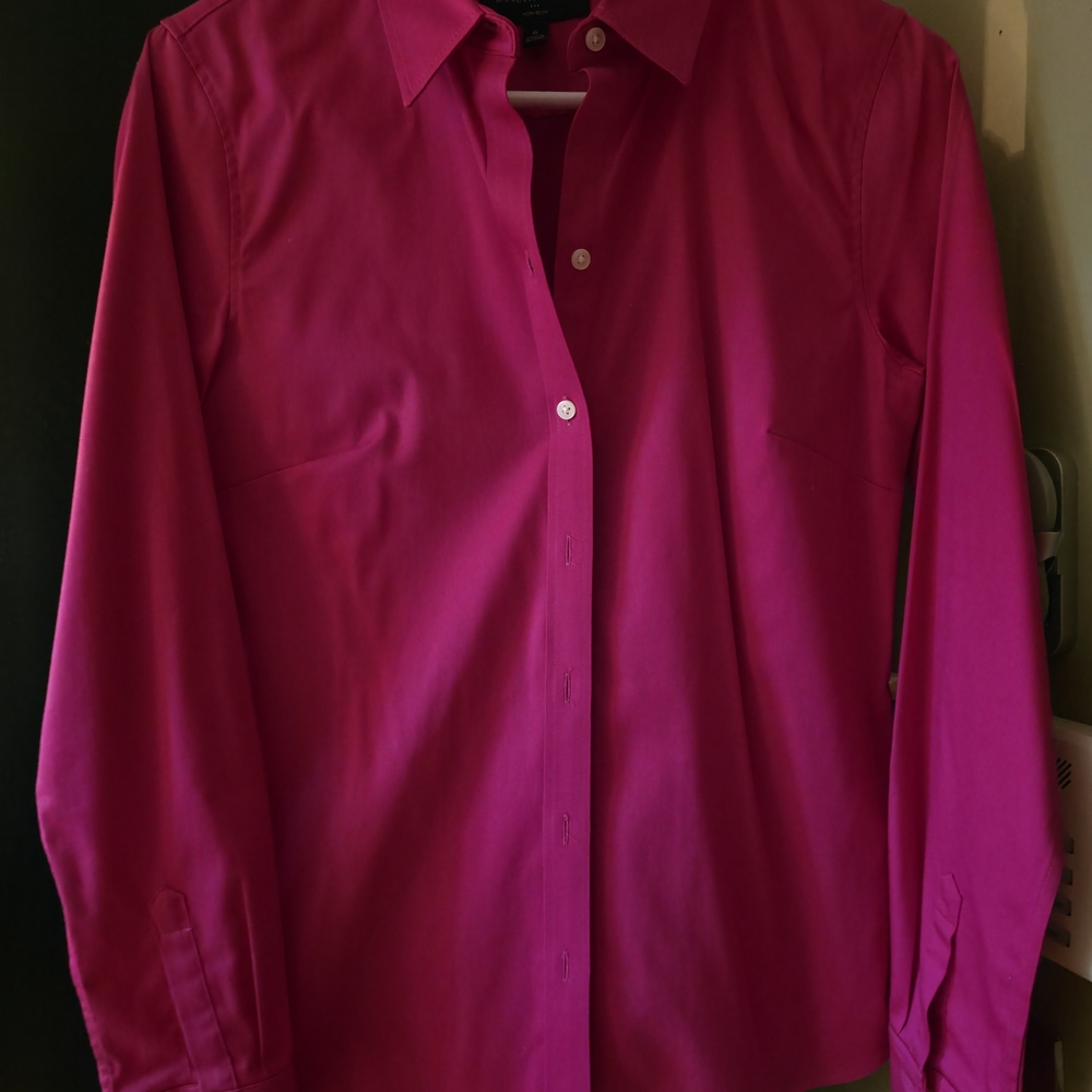 Banana Republic Fuchsia Dress Shirt